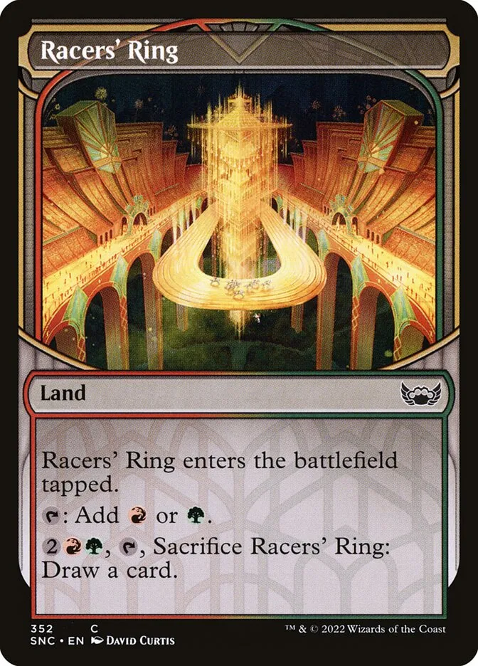 Racers' Ring Front Face