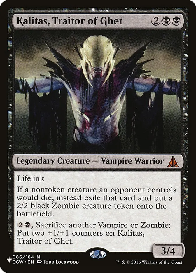 Kalitas, Traitor of Ghet Front Face