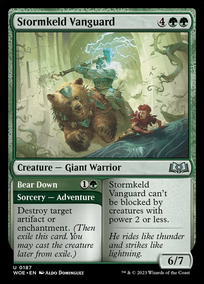Stormkeld Vanguard // Bear Down Front Face