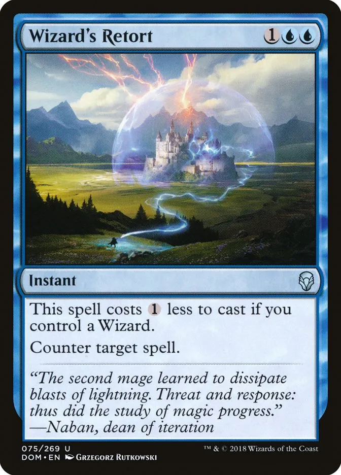Wizard's Retort Front Face
