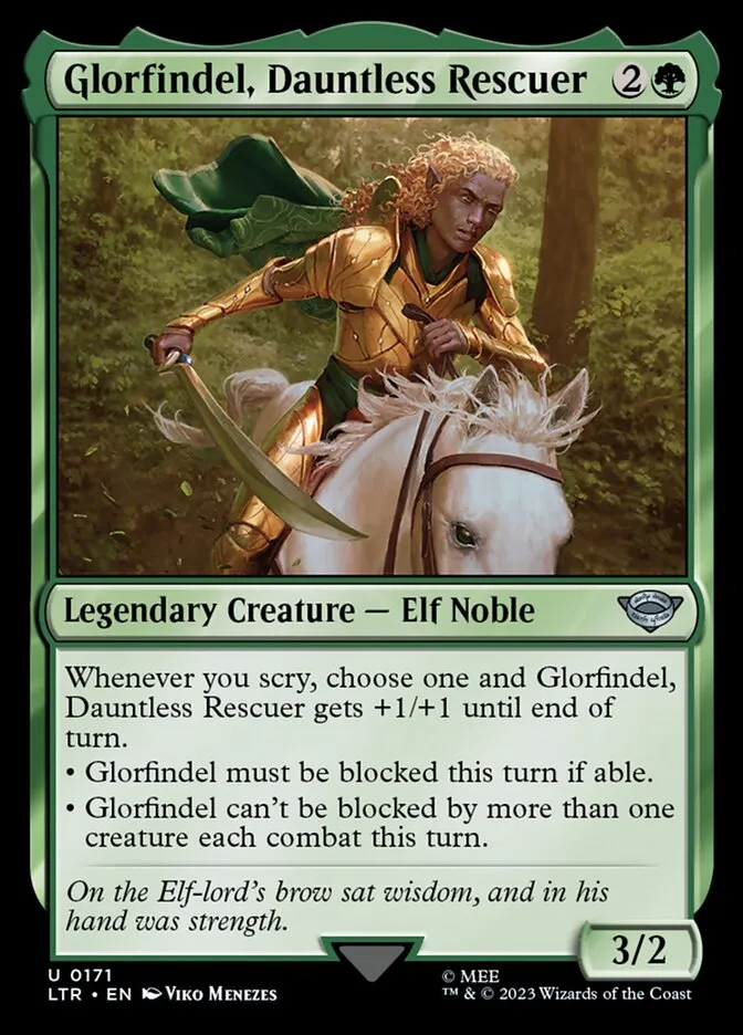Glorfindel, Dauntless Rescuer Front Face
