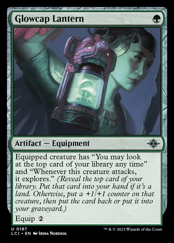Glowcap Lantern Front Face