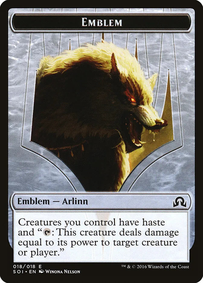 Arlinn, Embraced by the Moon Emblem Front Face