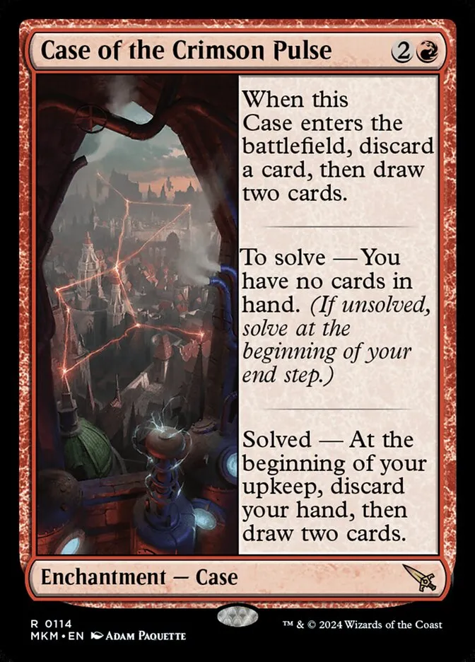 Case of the Crimson Pulse Front Face
