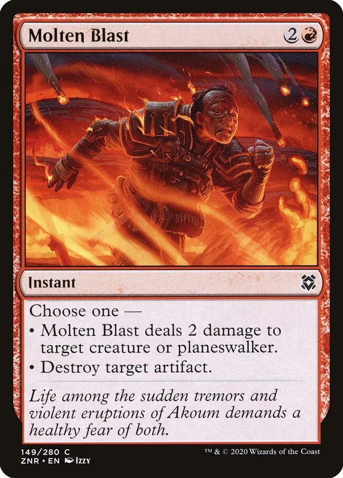 Molten Blast Front Face