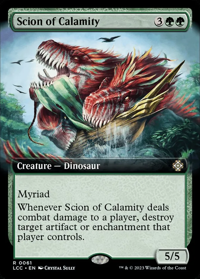 Scion of Calamity Front Face