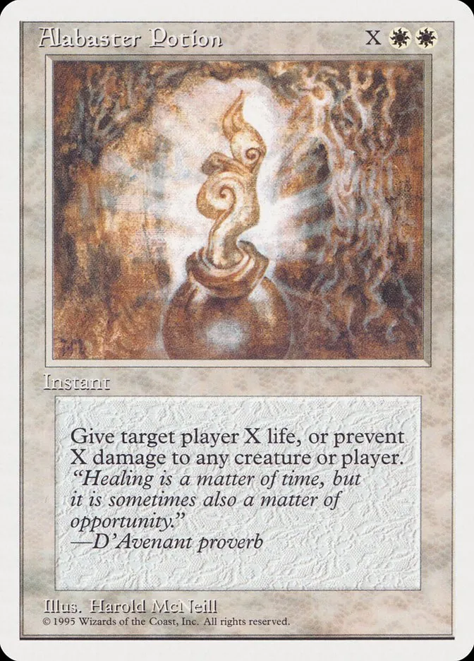 Alabaster Potion Front Face