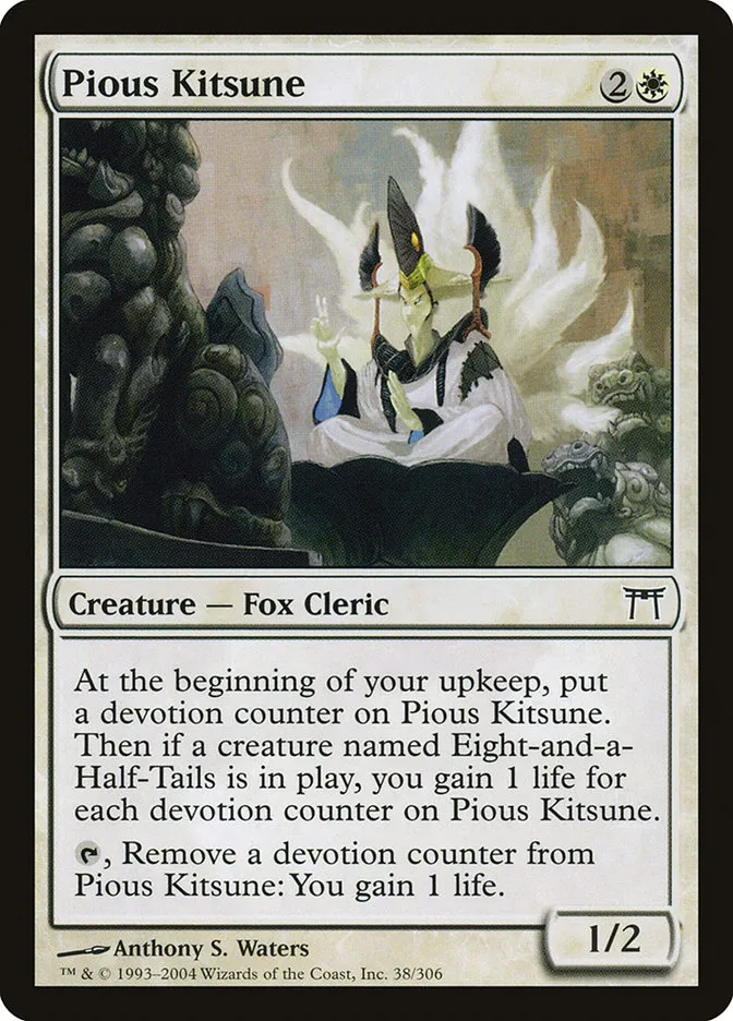 Pious Kitsune Front Face