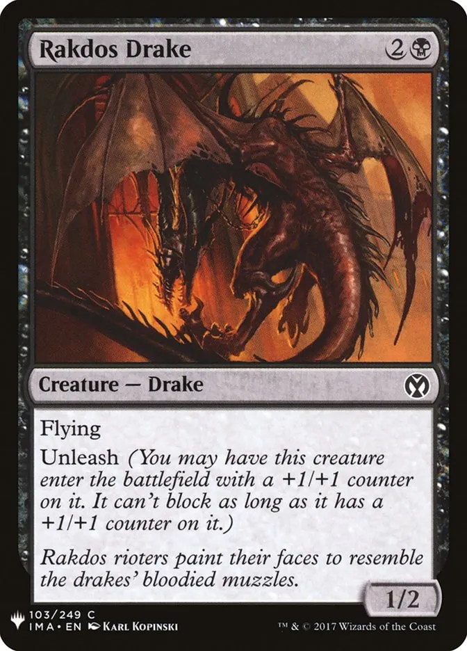 Rakdos Drake Front Face