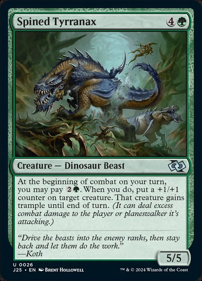 Spined Tyrranax Front Face
