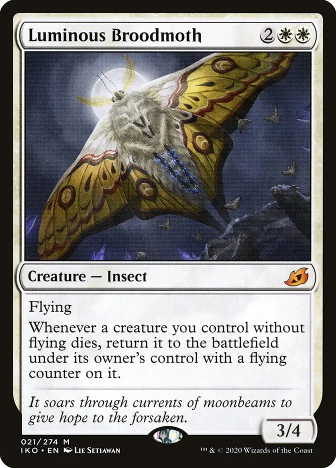 Luminous Broodmoth Front Face