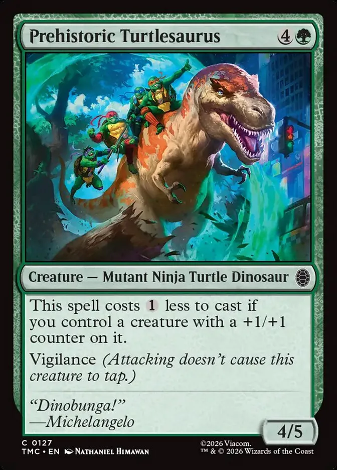 Prehistoric Turtlesaurus Front Face