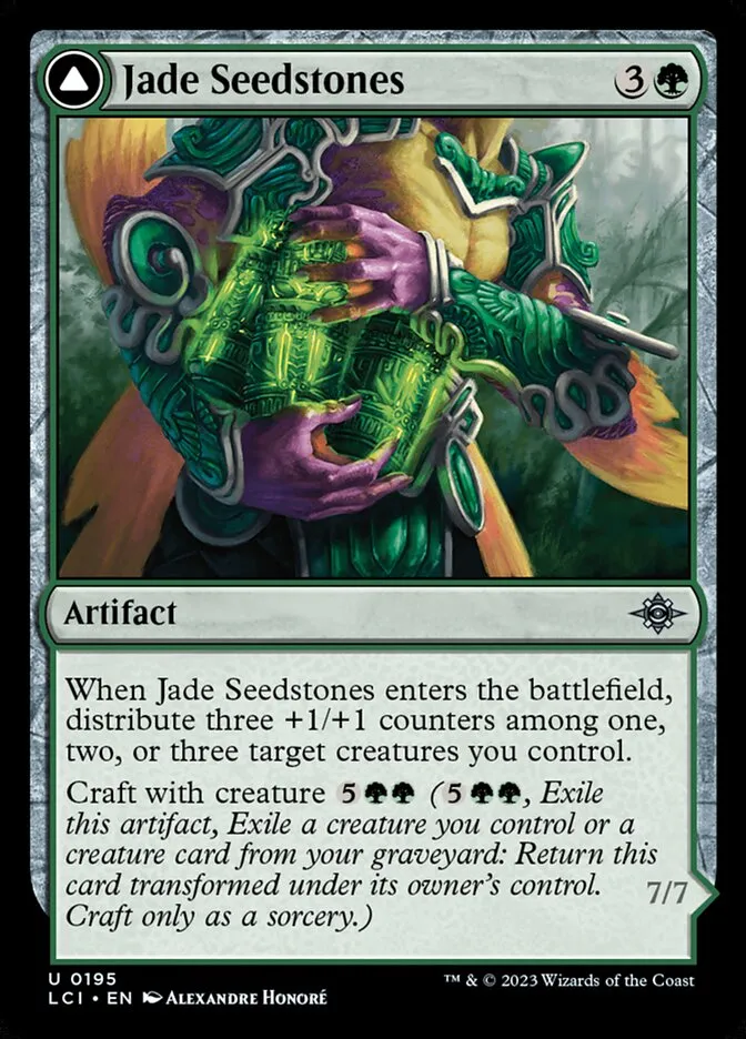 Jade Seedstones // Jadeheart Attendant Front Face