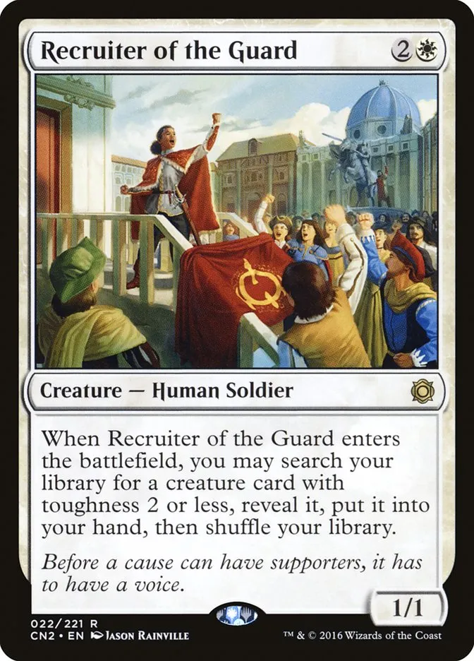 Recruiter of the Guard Front Face
