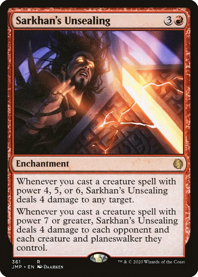 Sarkhan's Unsealing Front Face