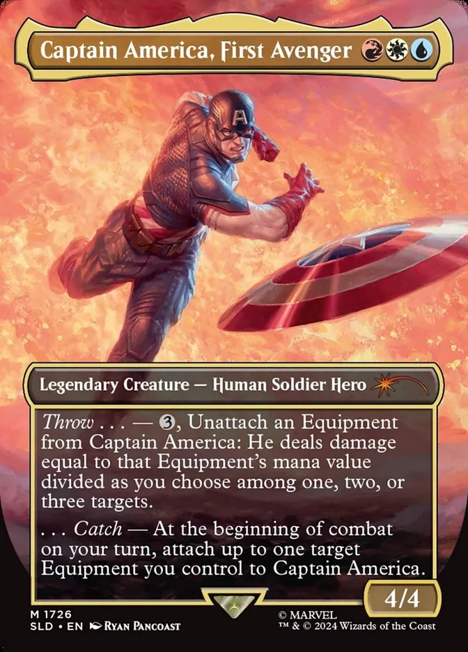 Captain America, First Avenger Front Face