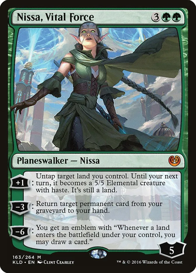 Nissa, Vital Force Front Face