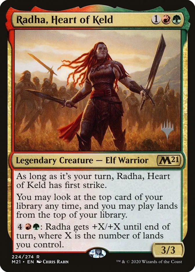 Radha, Heart of Keld Front Face