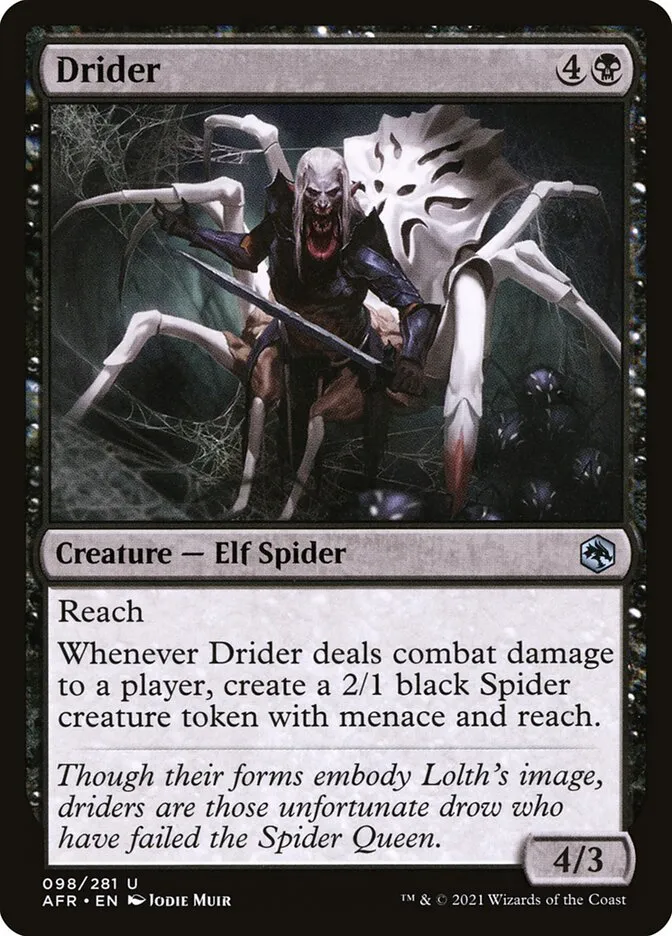 Drider Front Face