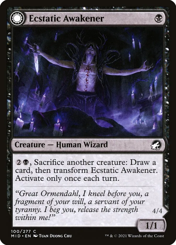 Ecstatic Awakener // Awoken Demon Front Face