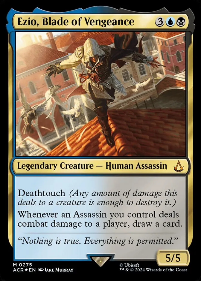 Ezio, Blade of Vengeance Front Face