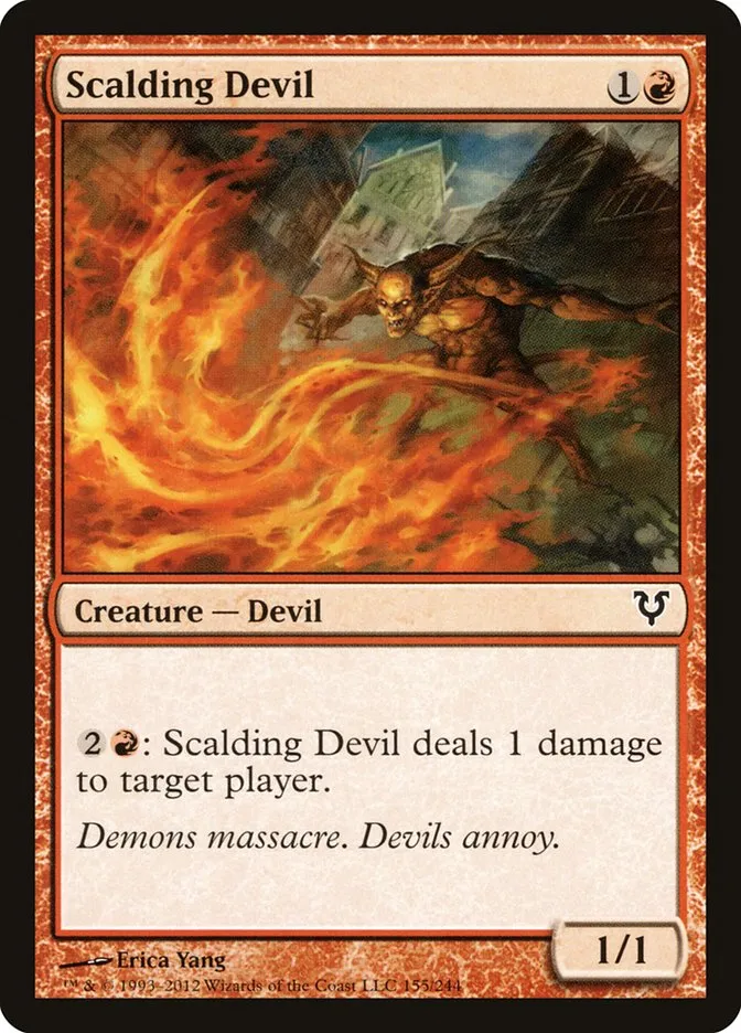 Scalding Devil Front Face