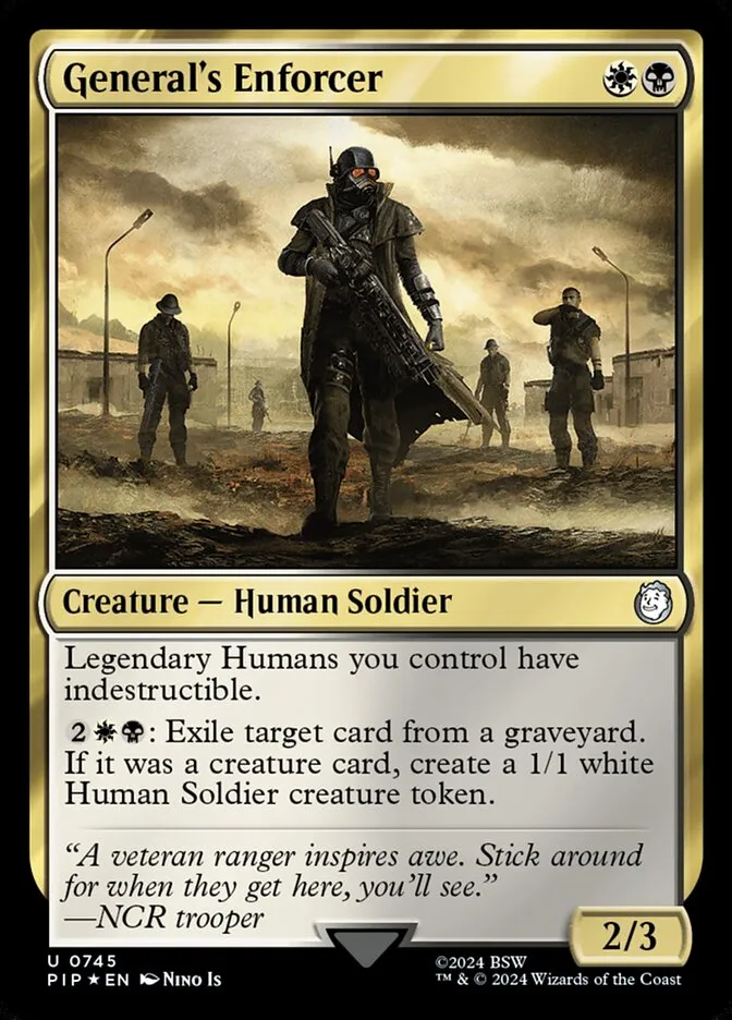 General's Enforcer Front Face