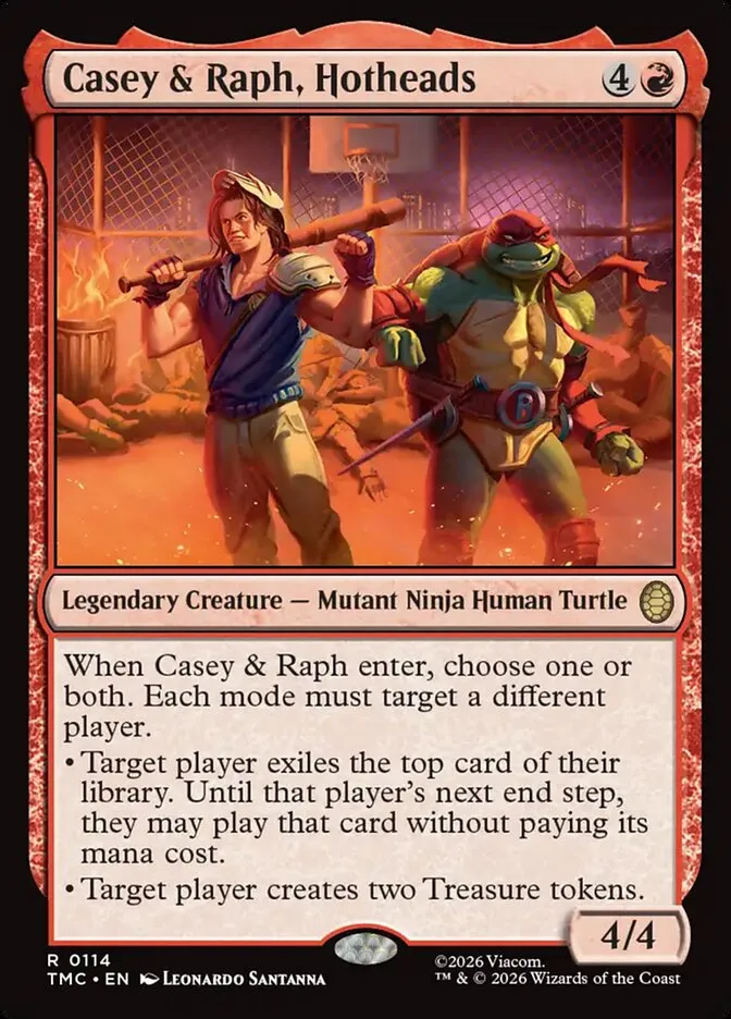 Casey & Raph, Hotheads Front Face
