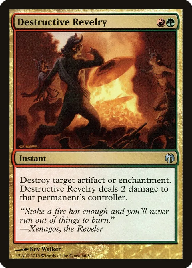 Destructive Revelry Front Face