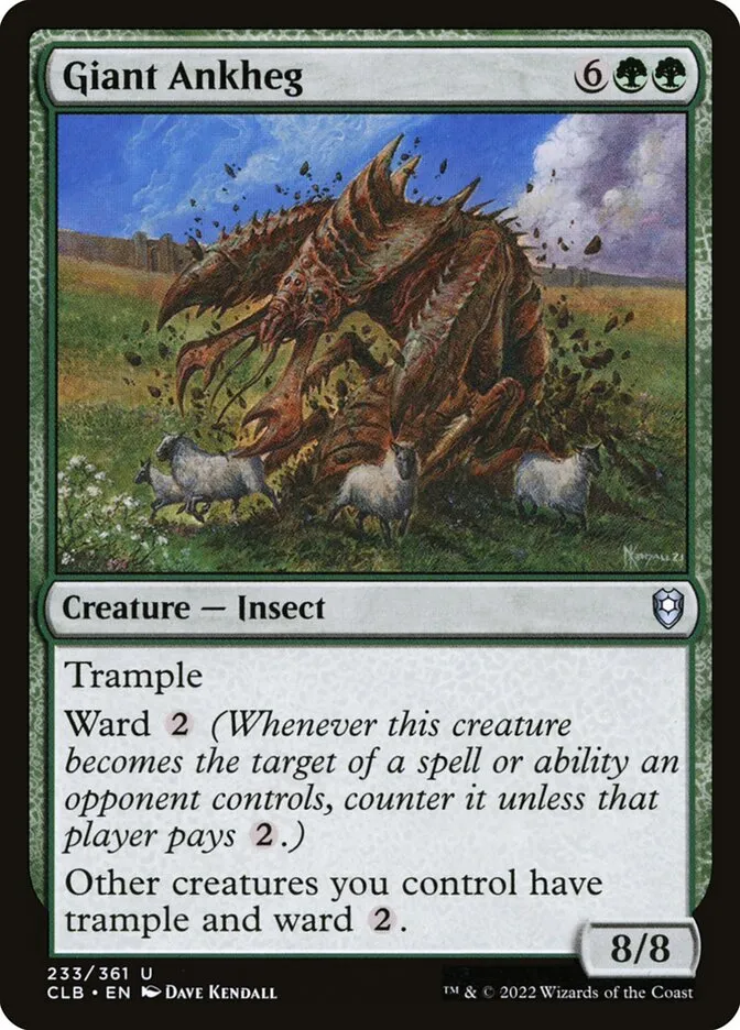 Giant Ankheg Front Face