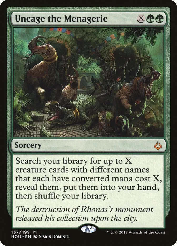 Uncage the Menagerie Front Face
