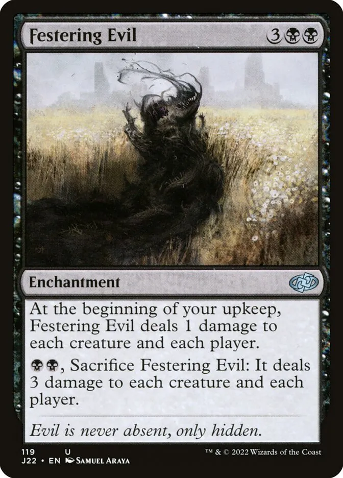 Festering Evil Front Face