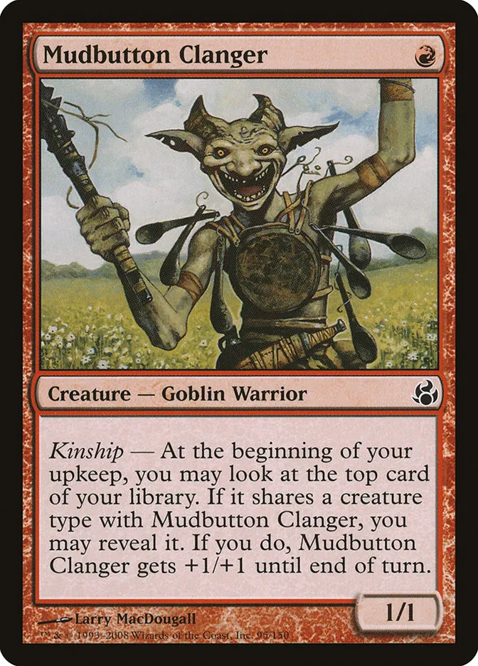Mudbutton Clanger Front Face