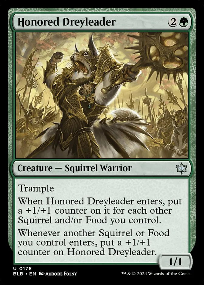 Honored Dreyleader Front Face