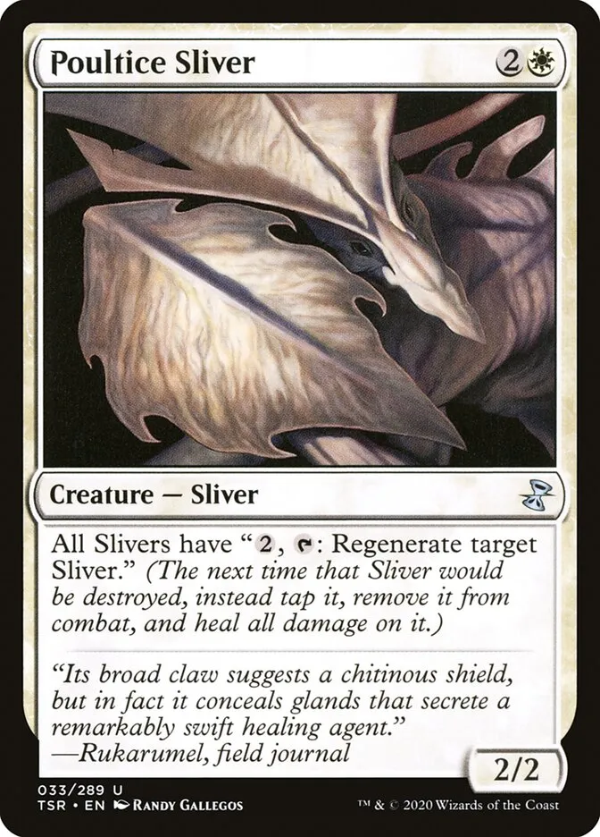 Poultice Sliver Front Face