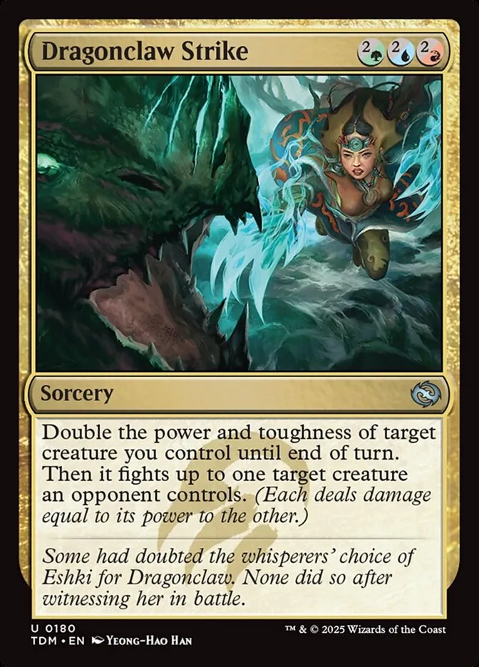 Dragonclaw Strike Front Face