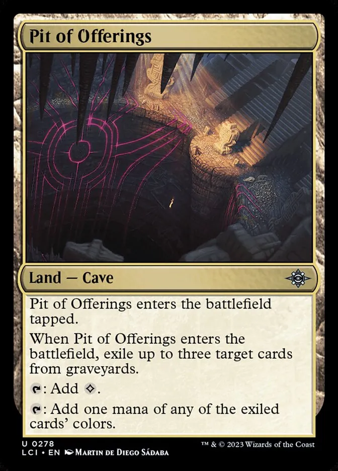 Pit of Offerings Front Face