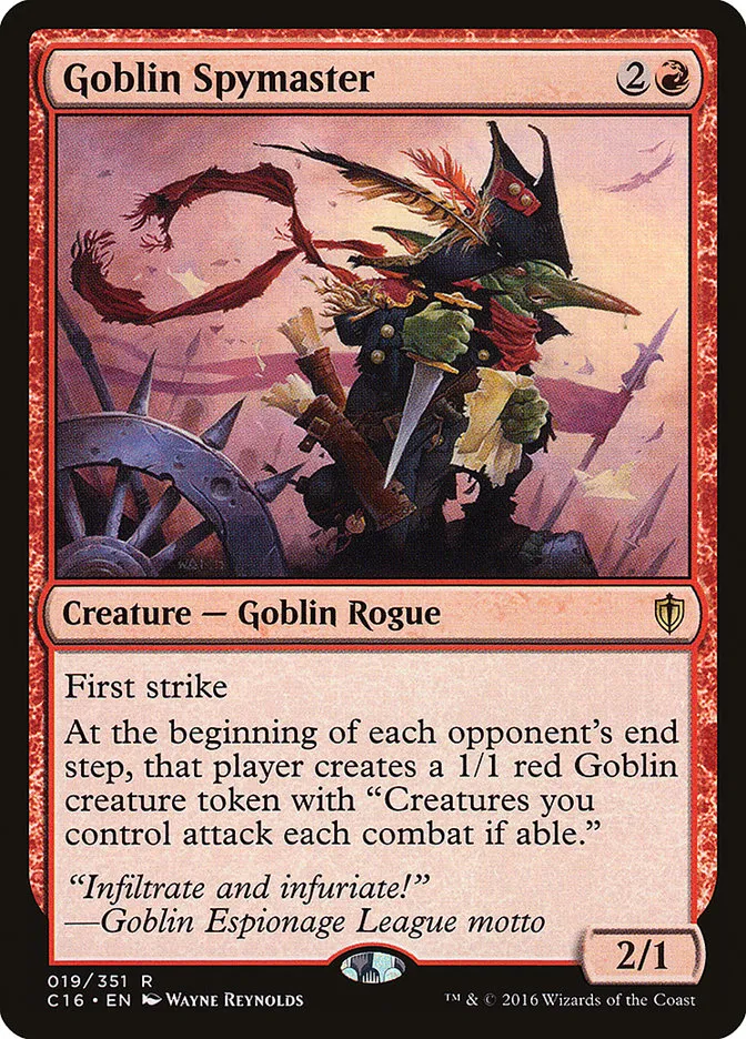 Goblin Spymaster Front Face