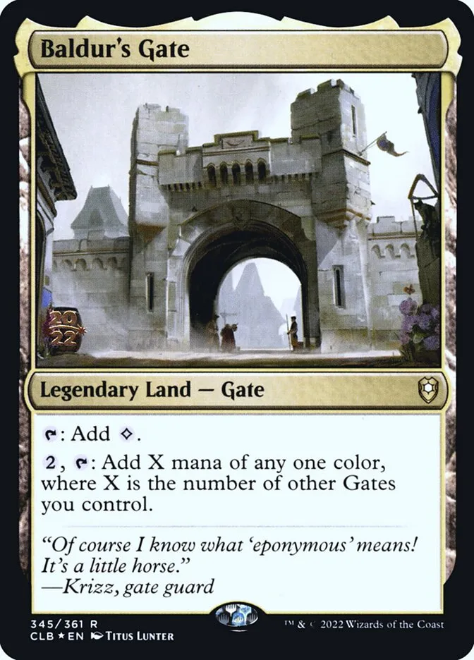Baldur's Gate Front Face