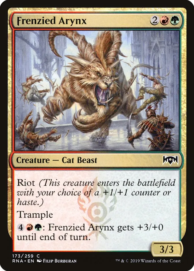Frenzied Arynx Front Face