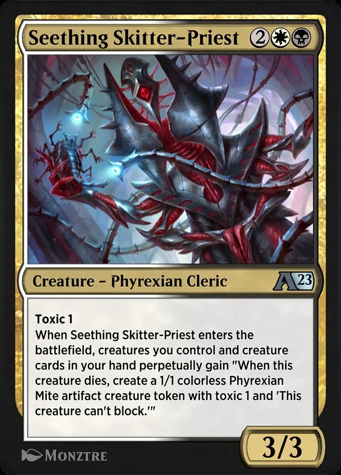 Seething Skitter-Priest Front Face