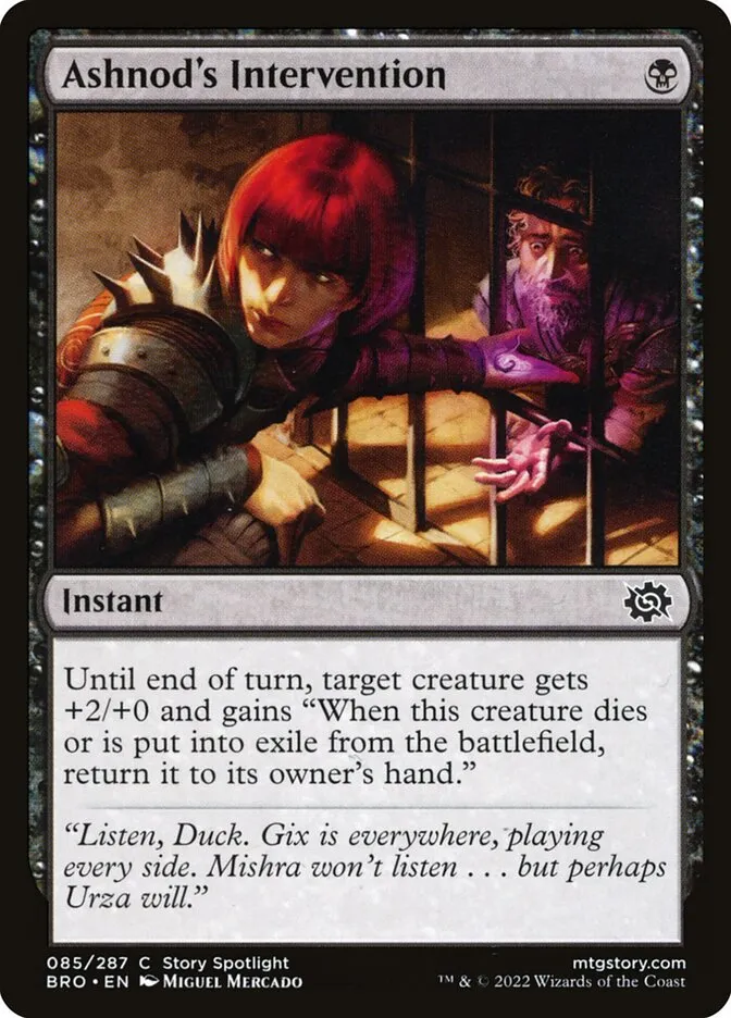 Ashnod's Intervention Front Face