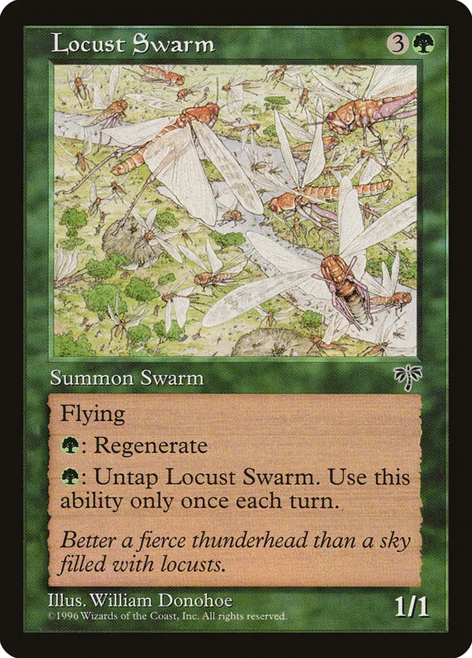 Locust Swarm Front Face