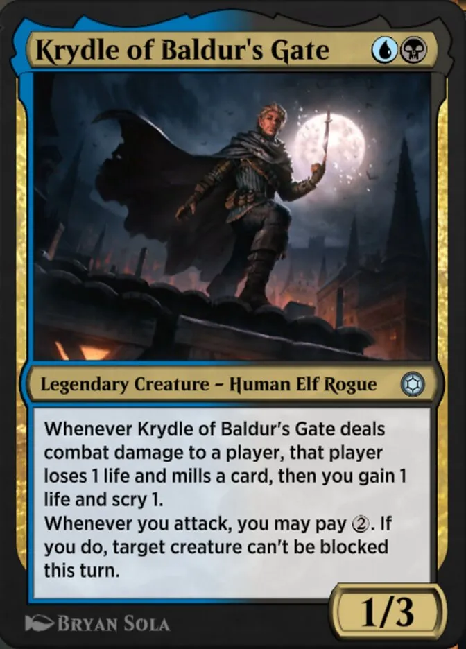 Krydle of Baldur's Gate Front Face