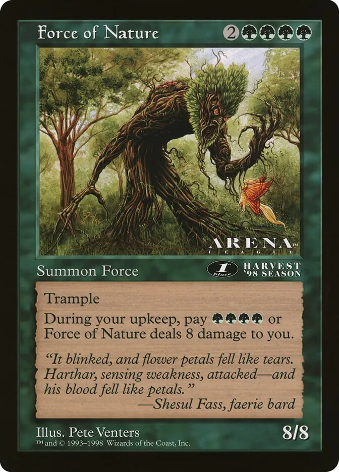 Force of Nature Front Face