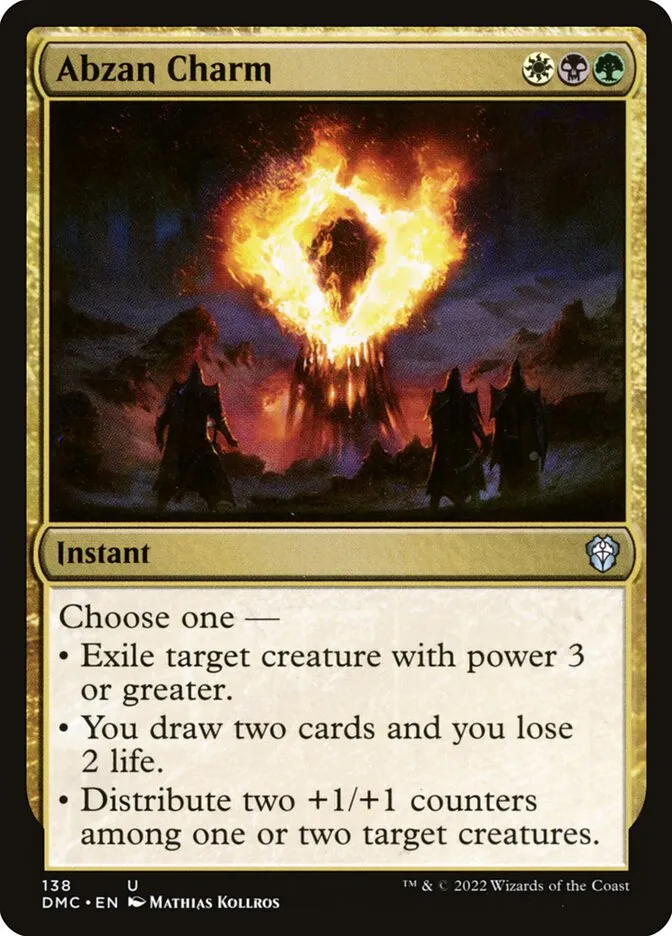 Abzan Charm Front Face
