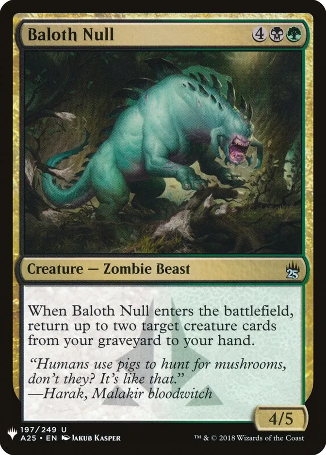 Baloth Null Front Face