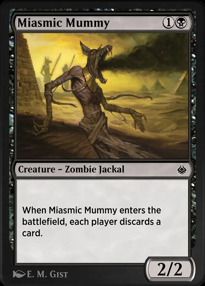 Miasmic Mummy Front Face