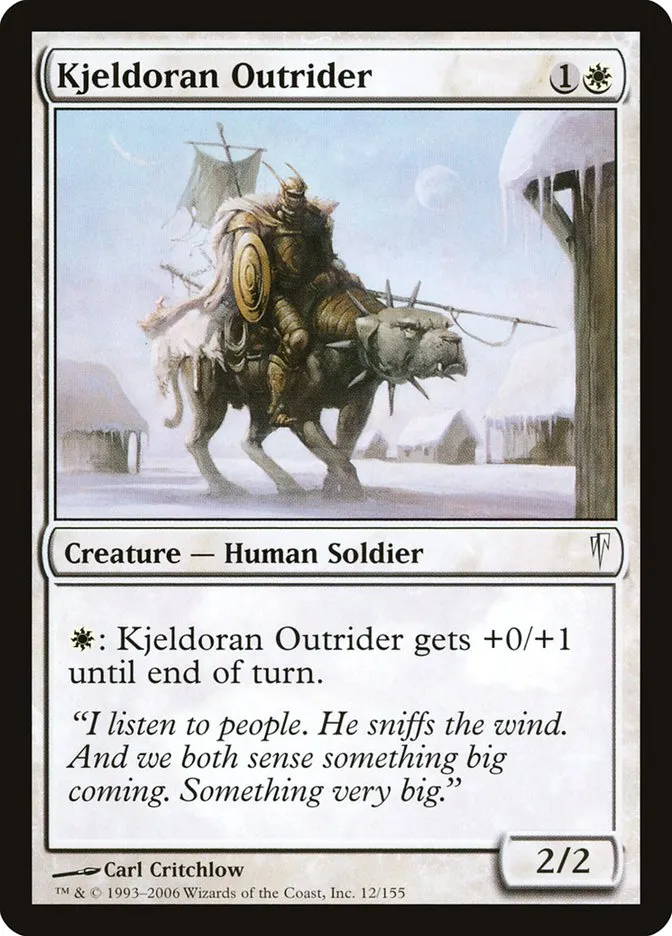 Kjeldoran Outrider Front Face