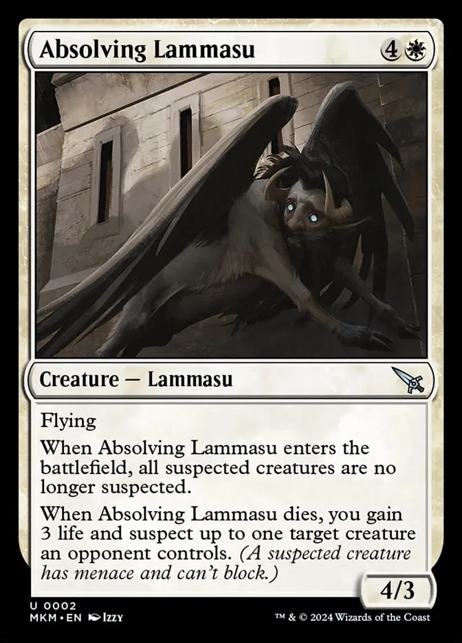 Absolving Lammasu Front Face